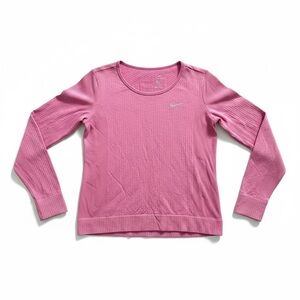 Nike Women's Long Sleeve Top in Pink